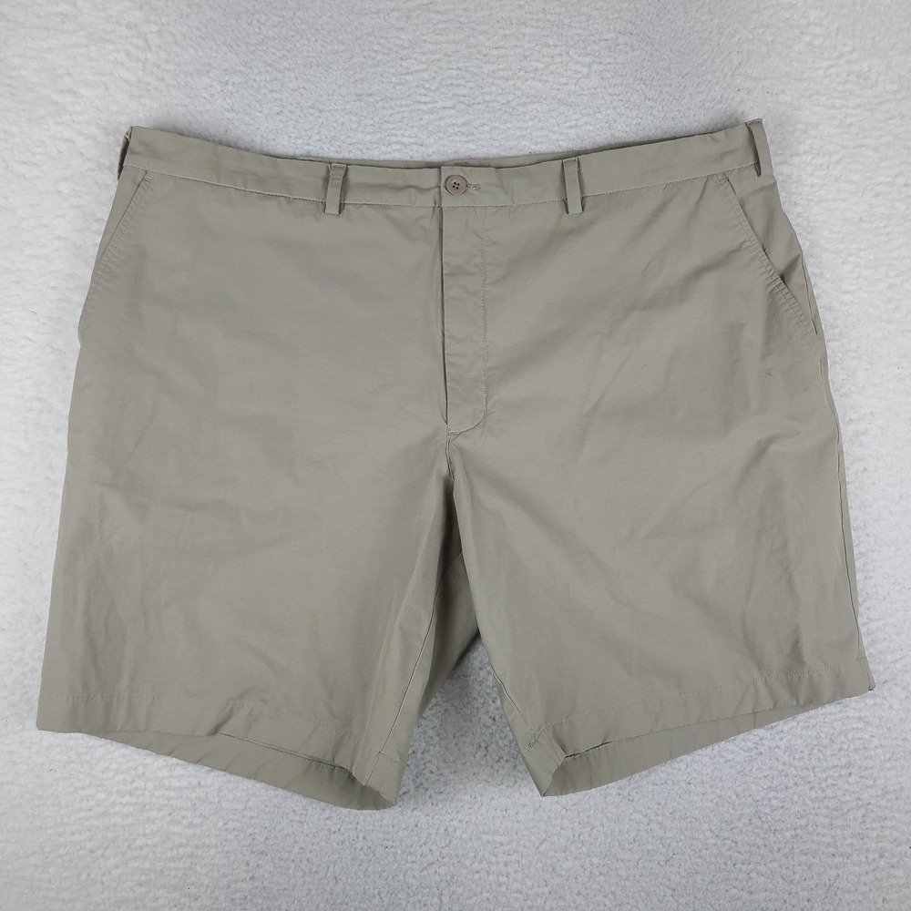 Vineyard Vines OTG Shorts Mens 46B Taupe 10" On The Go Hybrid Performance Golf